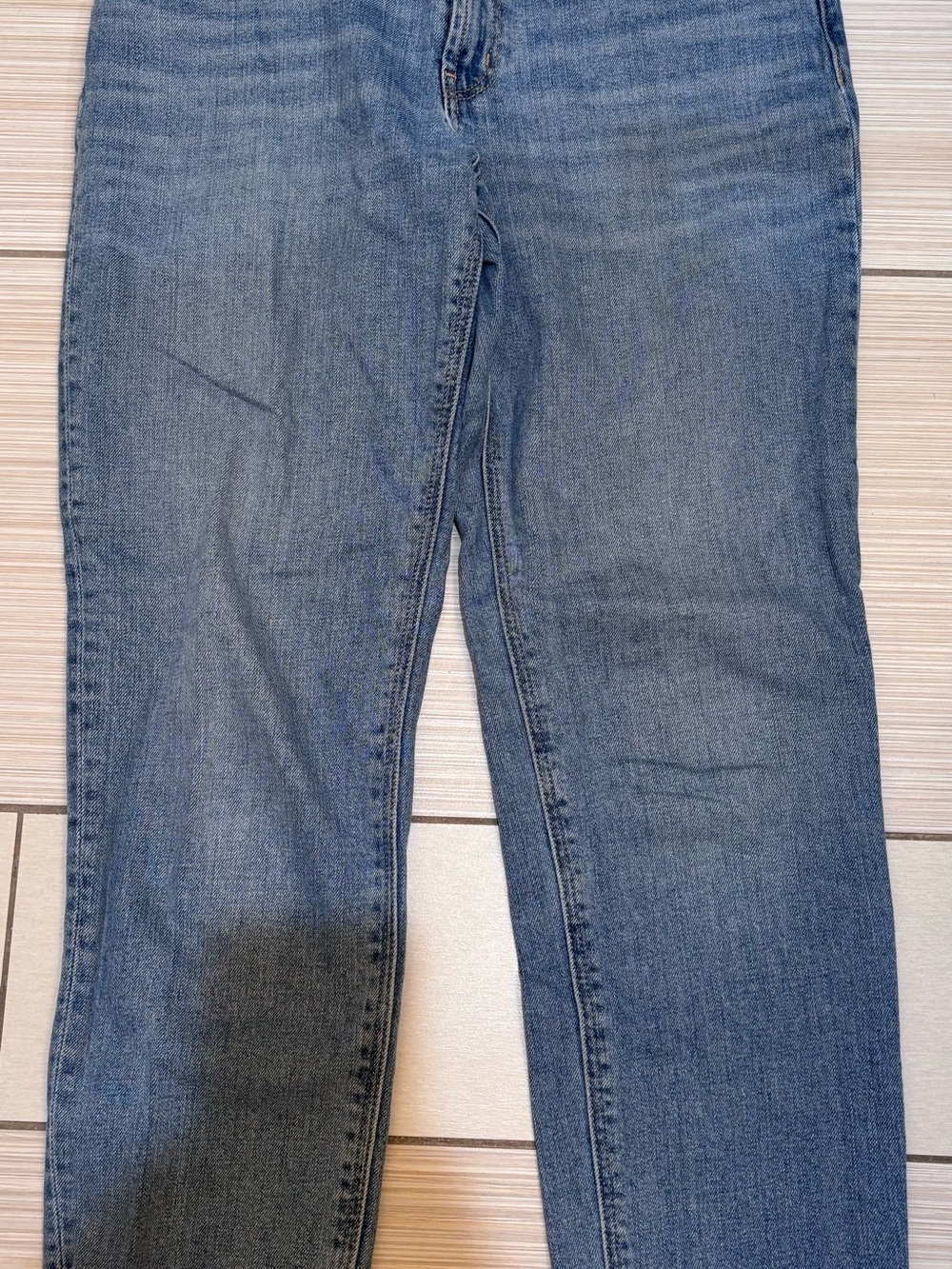 Old Navy Straight-Leg Medium Wash Boyfriend Jeans